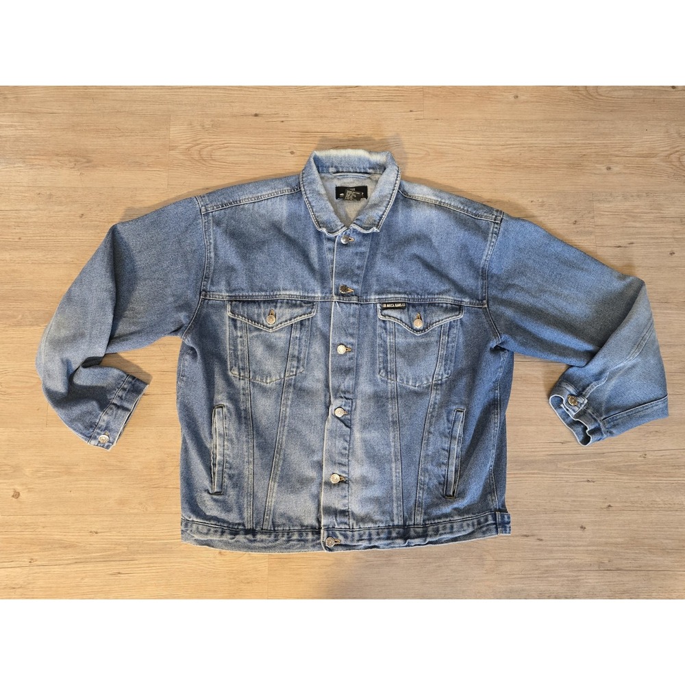 Vintage 90's Mecca Jeans‎ Men's Denim Jacket Size XL Y2K